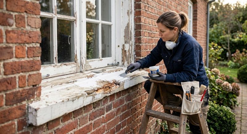 Window Sill Repair in Wilmington, NC